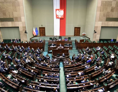 Miniatura: Sejm potępił zbrodnie wojenne popełniane...