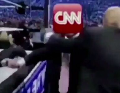 Miniatura: Trump na wojnie z CNN. Tym razem dosłownie...
