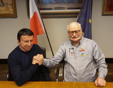 Miniatura: Lech Wałęsa spotkał się z rosyjskim...