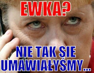 Miniatura: Nie tak sobie to wyobrażała Merkel....