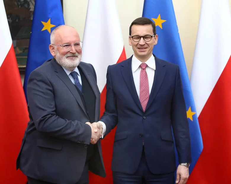 Miniatura: Timmermans o praworządności w Polsce....