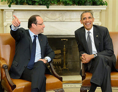 Miniatura: Pierwszy raz  Hollande'a i Obamy. "Nic...