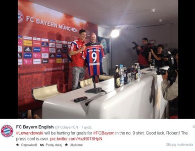 Miniatura: Lewandowski zaprezentowany w Bayernie....