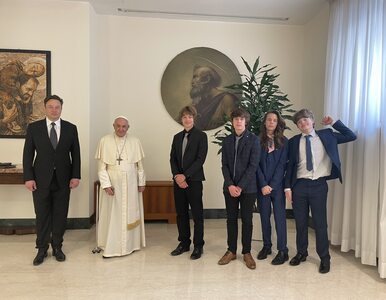 Musk spotkał się z papieżem. Towarzyszyło mu czterech synów. Audiencja...