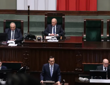 Miniatura: Morawiecki przemawiał w Sejmie. Takiej...