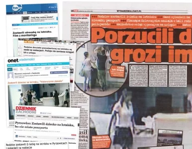 Miniatura: Dziecko na lotnisku. Tragedia...