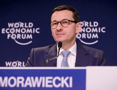 Miniatura: Davos. Premier Mateusz Morawiecki o...