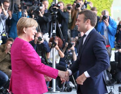 Miniatura: Macron i Merkel chcą „mapy drogowej” dla...
