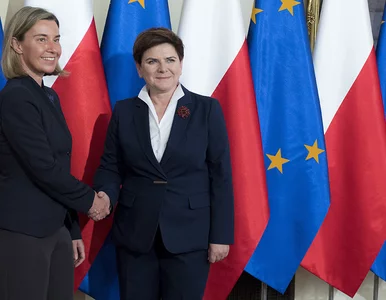 Miniatura: Premier Szydło spotkała się z Federicą...