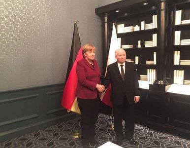 Miniatura: Kaczyński po spotkaniu z Merkel: Można...