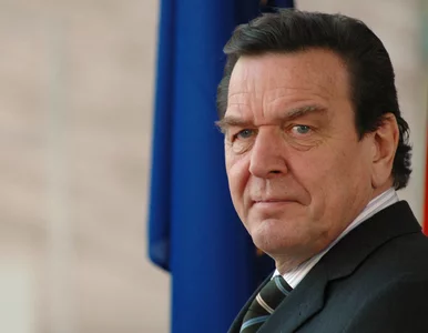 Miniatura: Gerhard Schroeder miał być ukarany za...