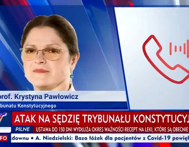 Miniatura: Atak na Pawłowicz? Sędzia TK opisała...