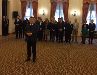 Miniatura: Prezydent odebrał ślubowanie od nowego...