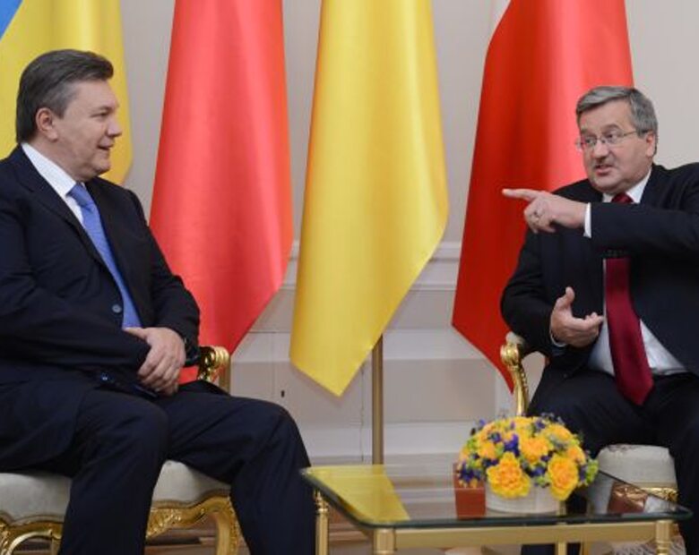 Miniatura: "Komorowski rozmawiał z Janukowyczem o...
