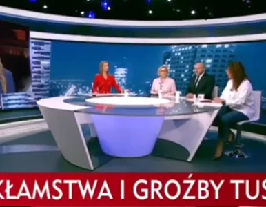 Miniatura: Awantura w studiu TVP Info z udziałem...