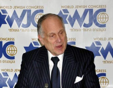 Miniatura: Światowy Kongres Żydów potępia...