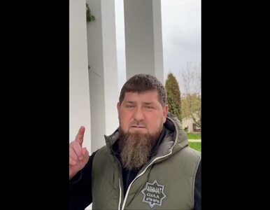 Miniatura: Kadyrow chciał pochwalić się formą....
