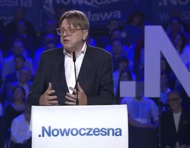 Verhofstadt gratuluje Lubnauer. „Powodzenia w waszej walce o wolną,...