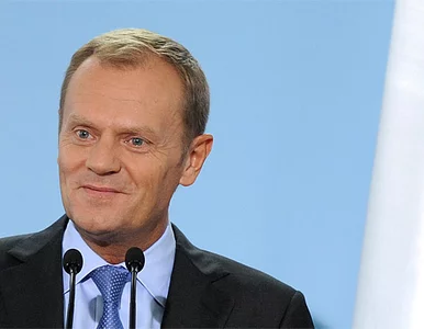 Miniatura: Tusk: 1 maja możemy wypić toast za własną...