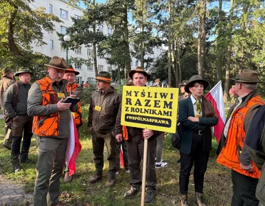 Miniatura: Myśliwi protestują w Warszawie. Mamy...