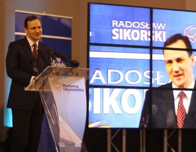 Miniatura: Sikorski: prezydentura to nie nagroda...