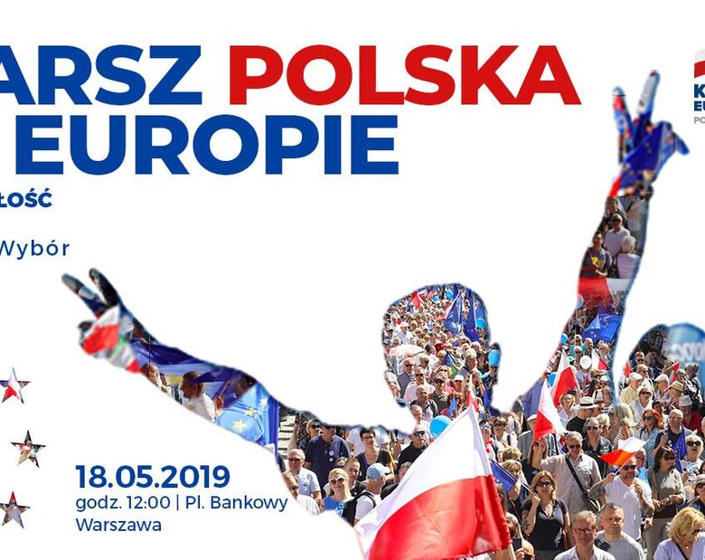 Warszawa. Spore utrudnienia w ruchu w związku z marszem „Polska w Europie”