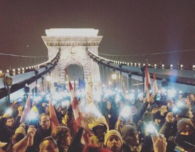 Miniatura: Węgrzy protestują przeciwko tzw. „ustawie...
