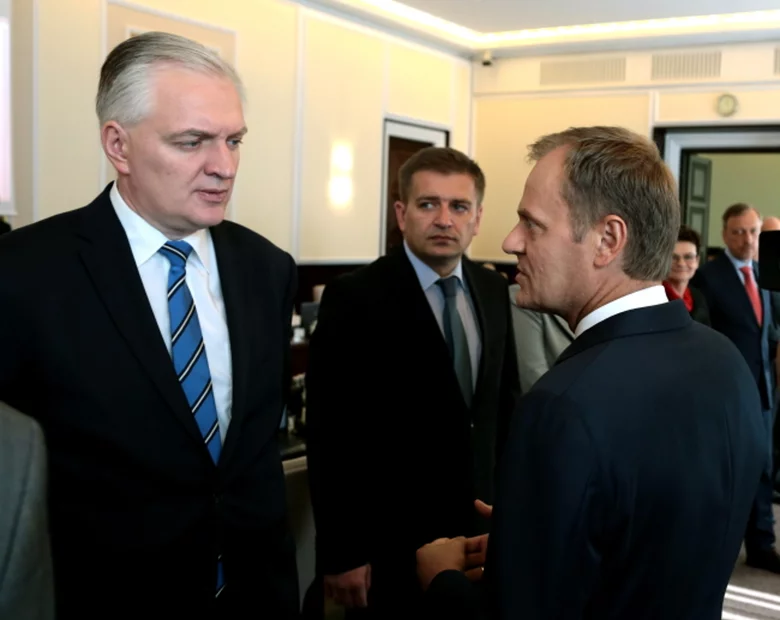 Miniatura: Tusk skarci Gowina?