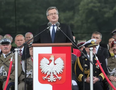 Miniatura: Komorowski: zbudujmy tarczę - będzie...