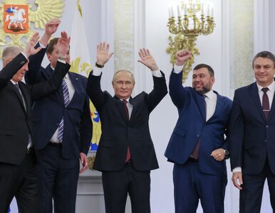 Ceremonia aneksji terytoriów Ukrainy. Putin oskarżył USA o stworzenie...