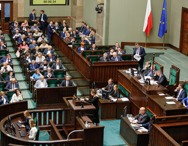 Sejm debatował nad nowelizacją ustawy o IPN. Blokada mównicy i...