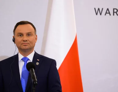 Miniatura: Prezydent Duda zabrał głos po zamieszaniu...