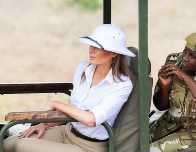 Miniatura: Melania Trump w ogniu krytyki. Taki strój...