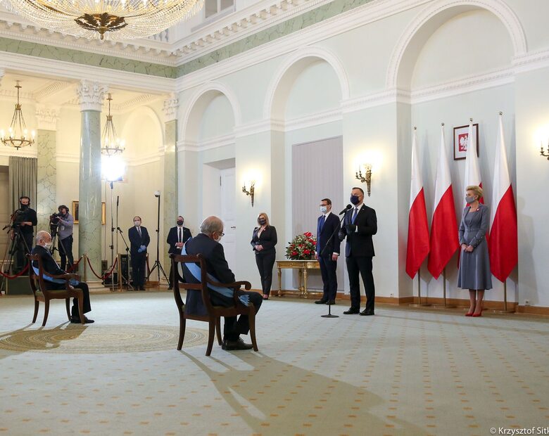 Prezydent wręczył najwyższe odznaczenia państwowe – Ordery Orła Białego