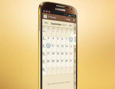 Biżuteria XXI wieku  złote telefony od Samsung