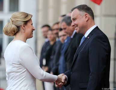 Miniatura: Prezydent Słowacji przyjechała do Polski....