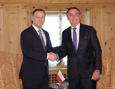 Miniatura: Andrzej Duda spotkał się z Jairem...