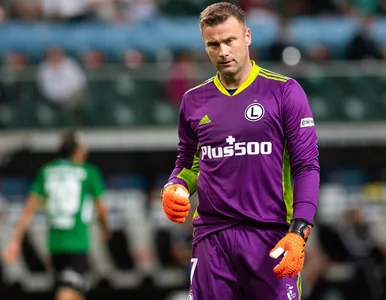 Miniatura: Boruc rozgoryczony po meczu Legii z Florą....