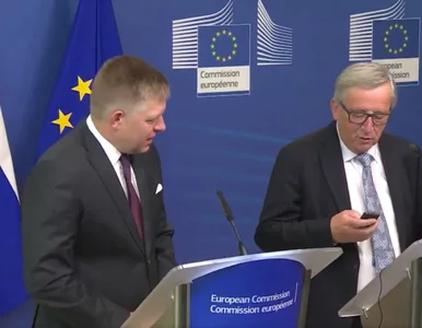 Miniatura: Król konferencji jest tylko jeden. Juncker...