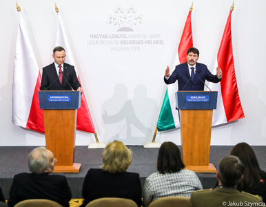Miniatura: Prezydent z wizytą na Węgrzech. Przyjaźń...