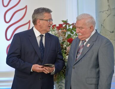 Komorowski: Państwo powinno zadbać o godną egzystencję Wałęsy