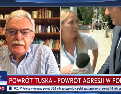 Najpierw spięcie przed Sejmem, potem w budynku. TVP Info i Donald Tusk...