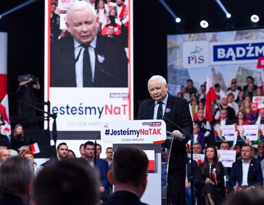 Miniatura: Kaczyński przedstawił nowe hasło wyborcze....