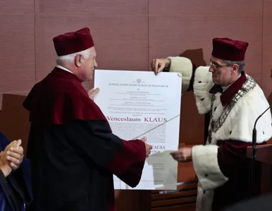 Miniatura: Vaclav Klaus doktorem honoris causa UKSW