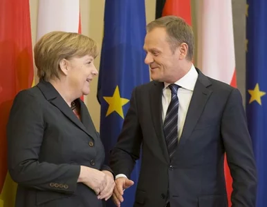 Miniatura: Tusk rozmawiał z Merkel