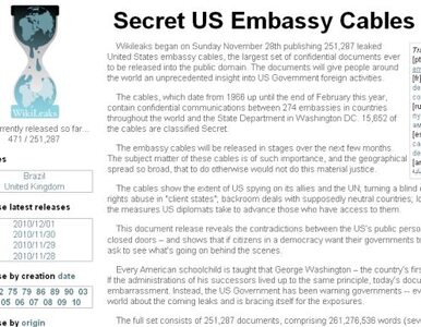 Chiny blokują dostęp do Wikileaks