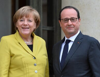Miniatura: Merkel i Hollande chcą kolejne szczytu w...