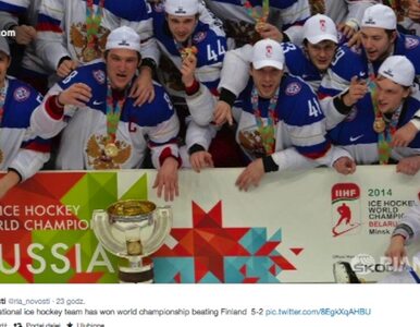 Czerkawski: Rosjanie zamieniliby w sekundę mistrzostwo świata na złoto...