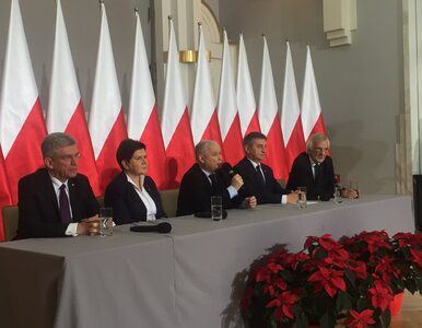 Specjalna konferencja władz PiS i kierownictwa państwa. Kaczyński...