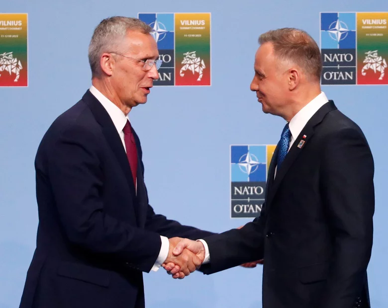 Miniatura: Stoltenberg dziękuje Dudzie. "Polska daje...